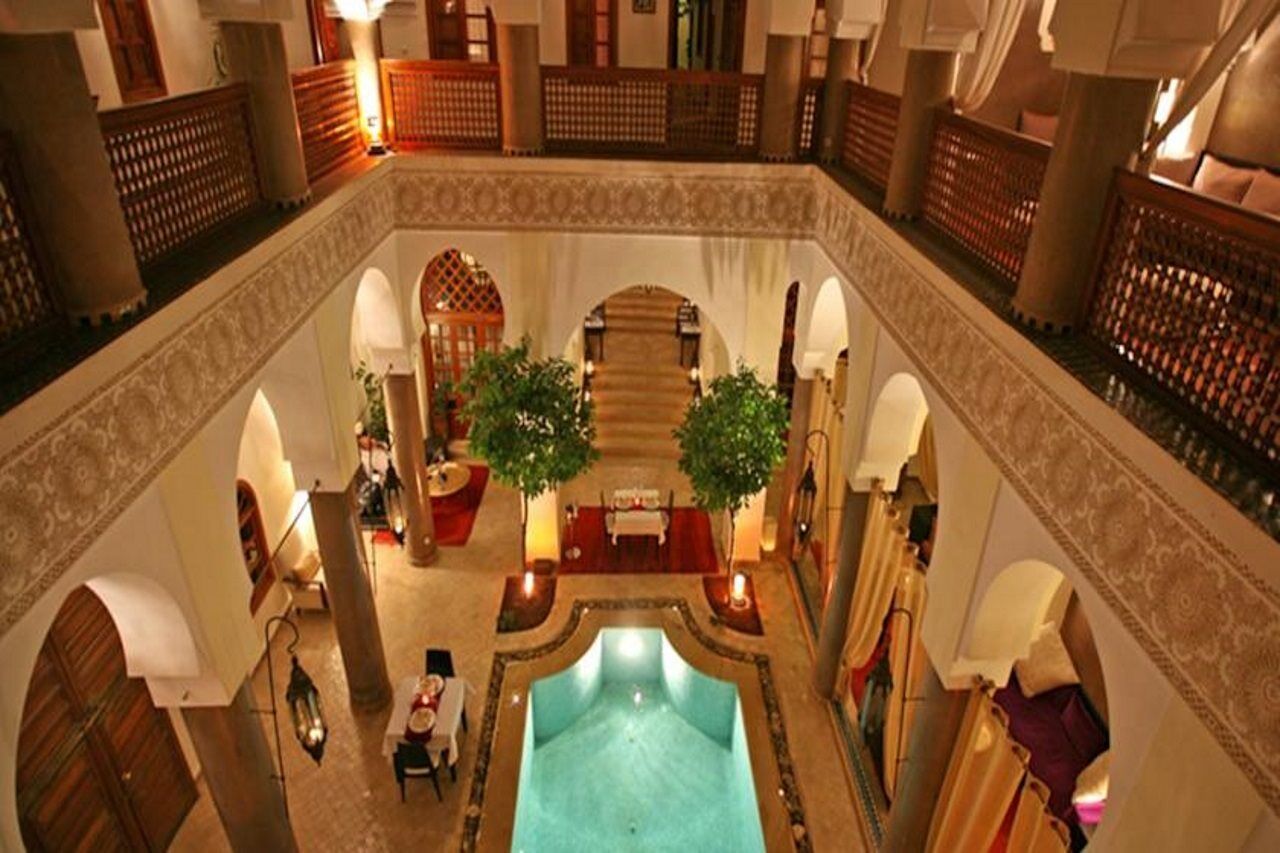 Riad Palais Calipau Marrakesh Extérieur photo The hotel's interior