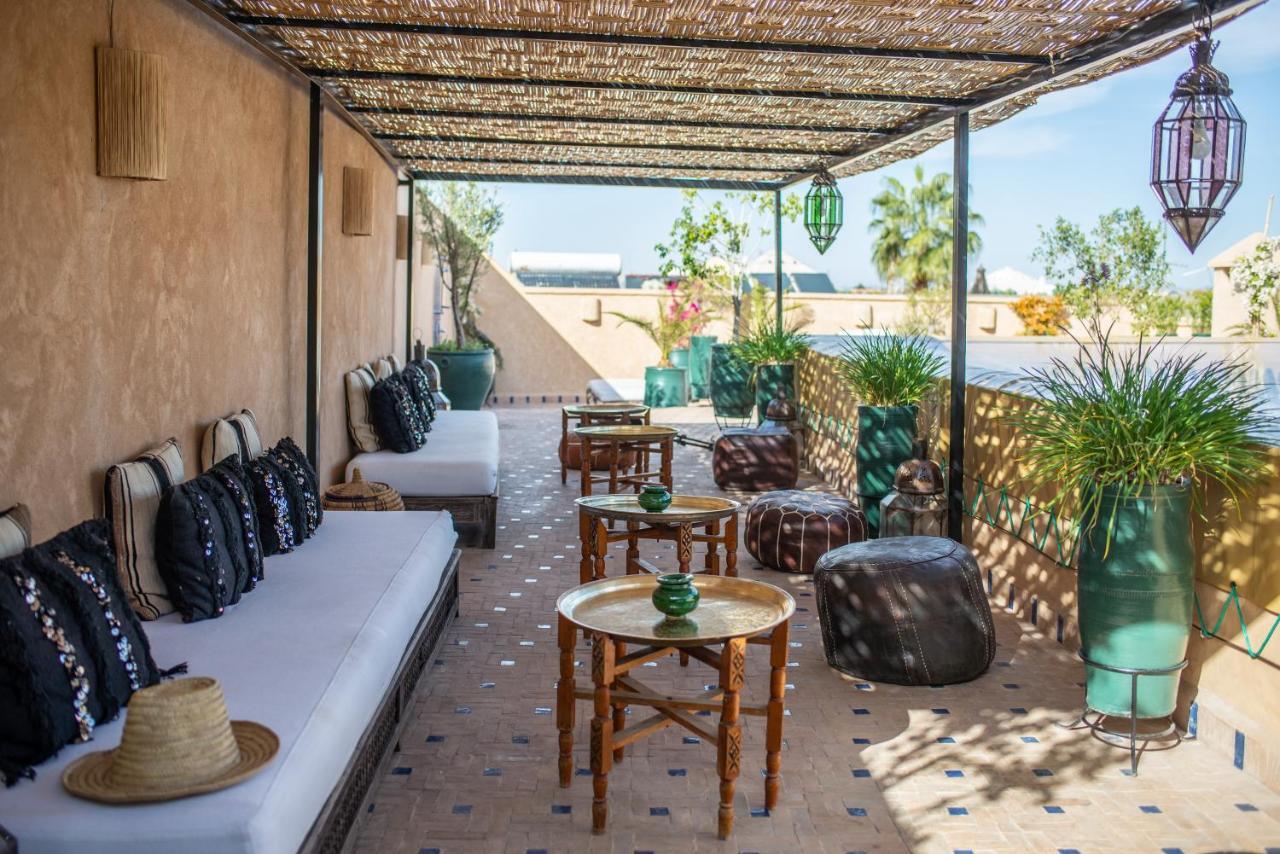 Riad Palais Calipau Marrakesh Extérieur photo Roof terrace