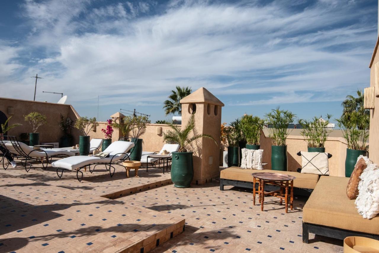 Riad Palais Calipau Marrakesh Extérieur photo Roof terrace of the hotel