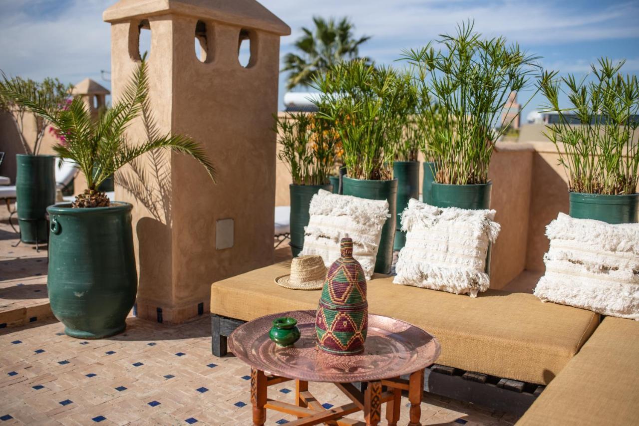 Riad Palais Calipau Marrakesh Extérieur photo Roof terrace